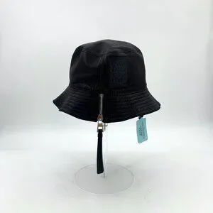 Loewe | Accessories | Loewe Black Leather Cotton Fishermans  display picture 2